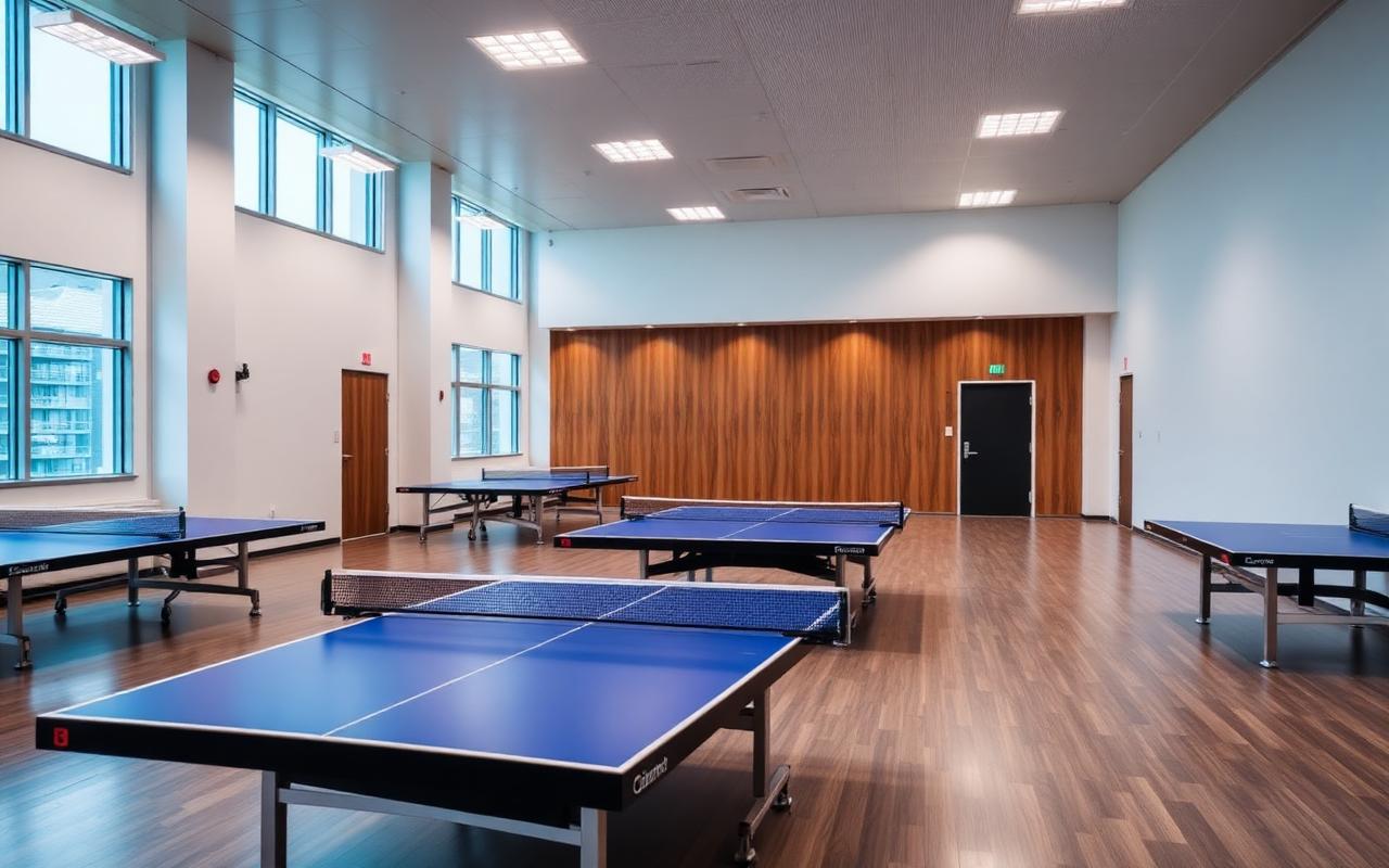 Table Tennis courts
