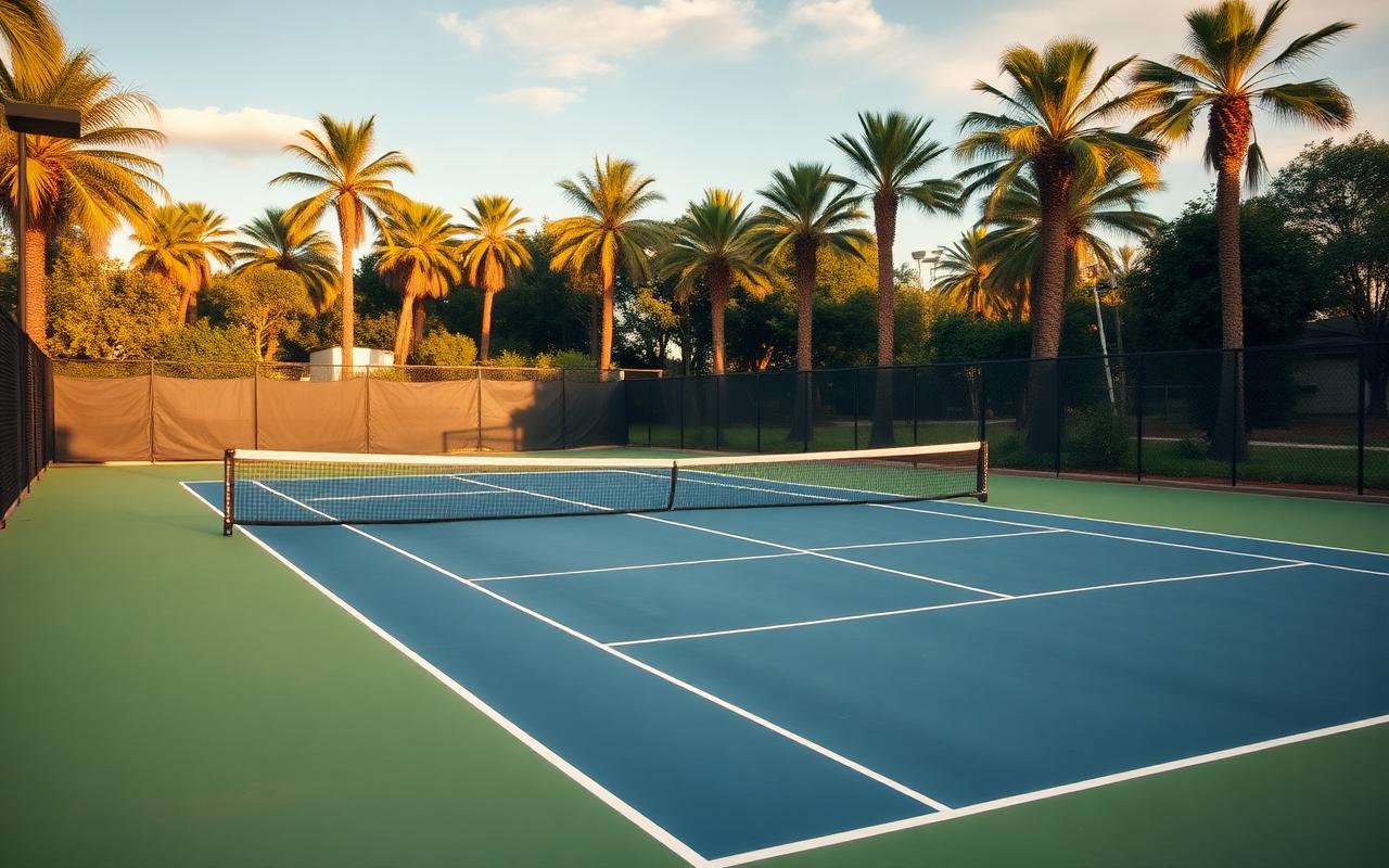 Tennis courts